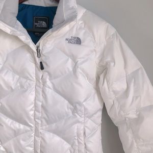 The North Face | White Puffer Coat | sz Sm